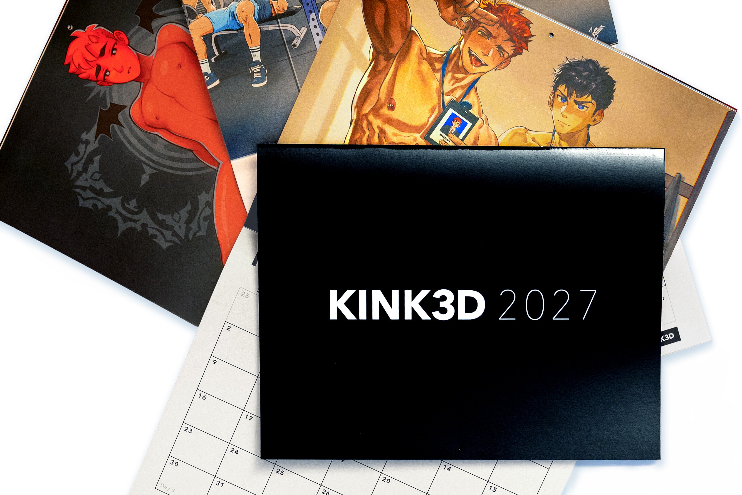 KINK3D Locktober Year Calendar (2026-2027)