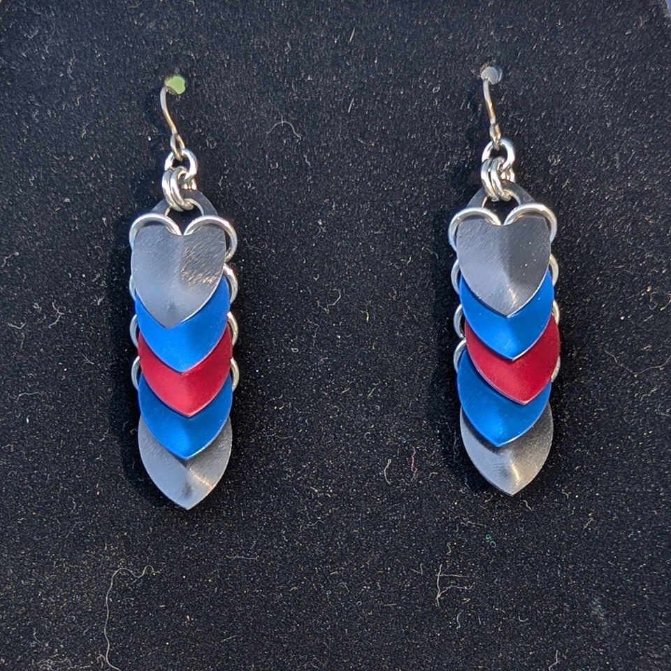 Red, White & Blue Earrings