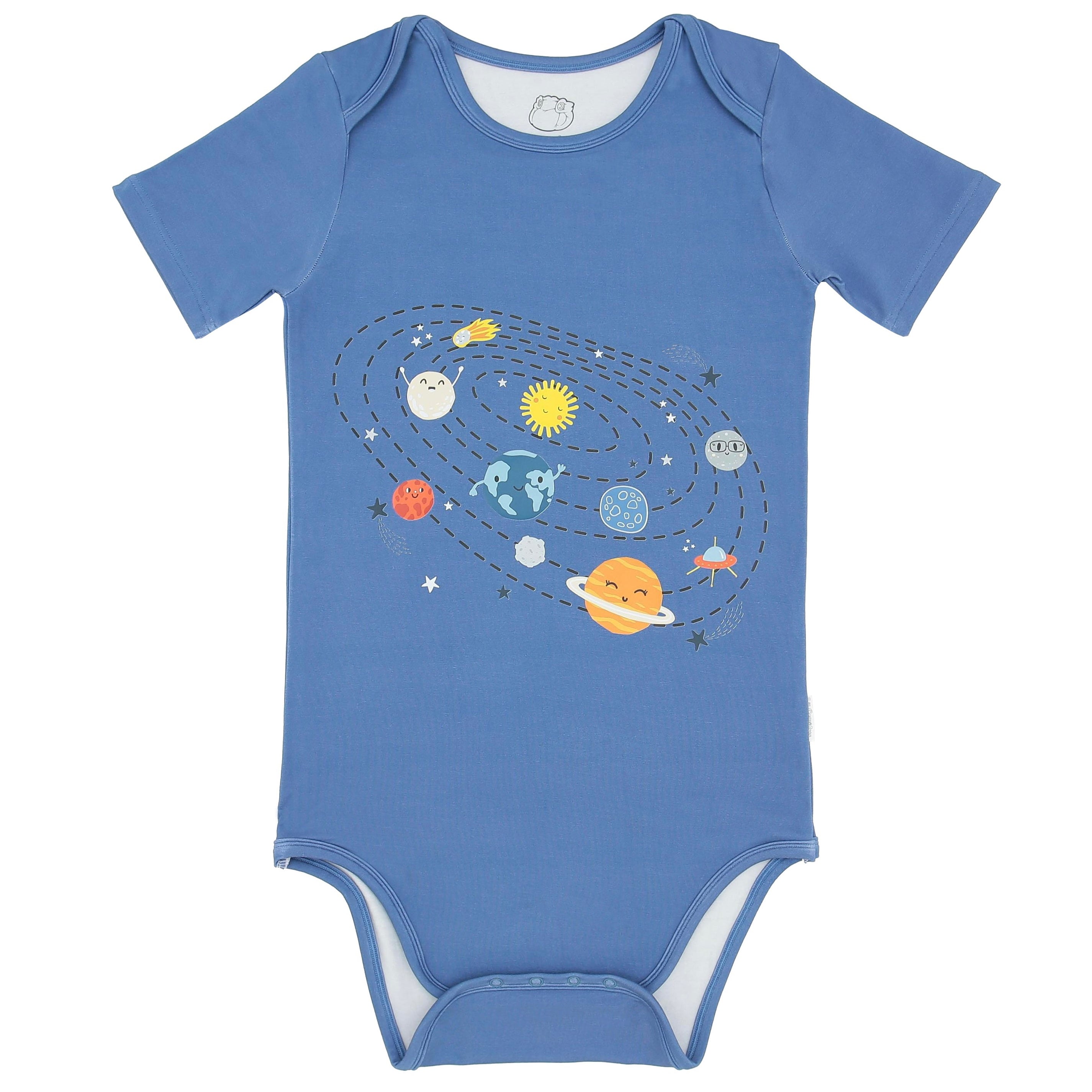Baby Planets- Adult Bamboo Terry Onesie