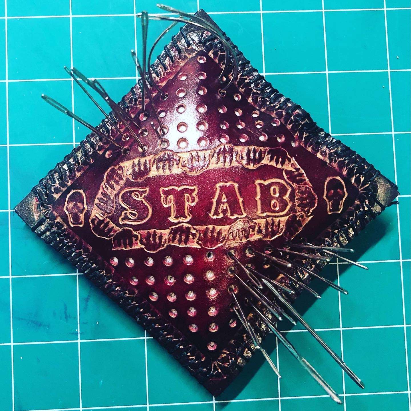 Stab Leather Pincushion