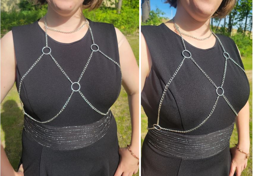 Open Chest Body Chain